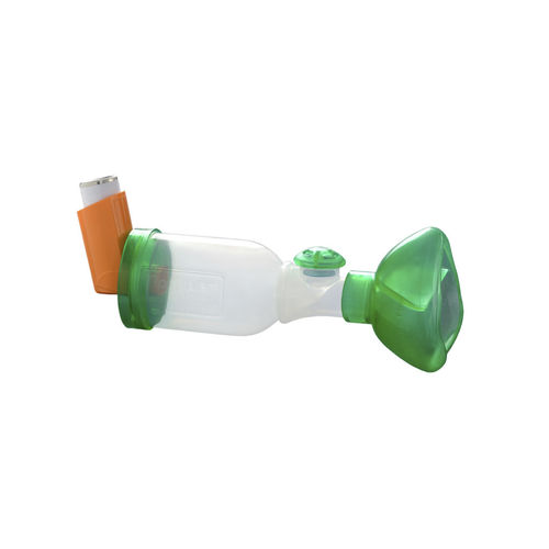 Inhalationskammer für Kinder - TipsHaler® - OptimHal Laboratoire - mit Masken