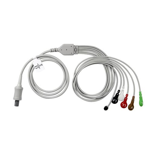 EKG-Kabel / 5 Adern - EA009S5A - Med-link Electronics Tech - 3-Kabel / wiederverwendbar