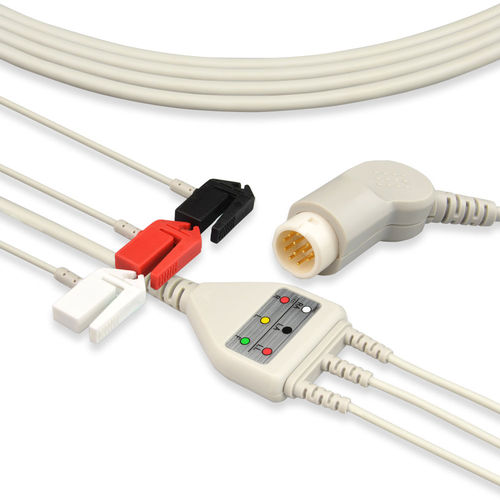 EKG-Kabel / 5 Adern - EA002S3A - Med-link Electronics Tech - 4-Leiter / 3-Kabel / für Siemens