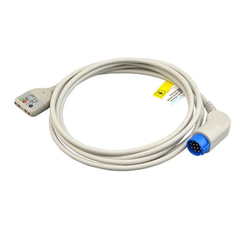 EKG-Kabel / DIN - EC419-4I - Med-link Electronics Tech - 4-Leiter / wiederverwendbar
