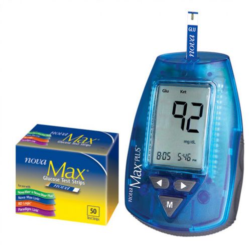 Blutzuckermessgerät mit Stechhilfe - Nova Max® Plus - Nova Diabetes Care - ohne Code