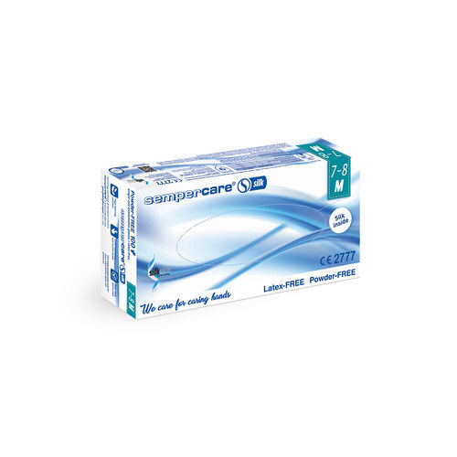 Nitrilhandschuh - silk - Sempermed Industrial - für Untersuchungen / puderfrei / unsteril