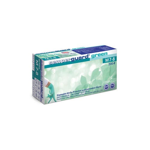 Nitrilhandschuh - green - Sempermed Industrial - für Untersuchungen / Reinigung / Labor