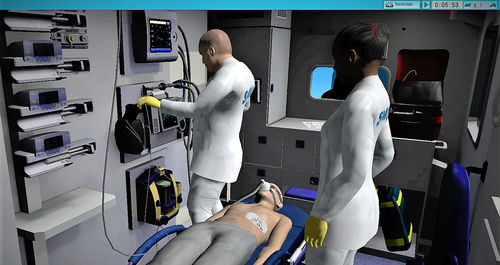 Trainingssimulator - UrgSim - e-medys - Notfall / computergestützt