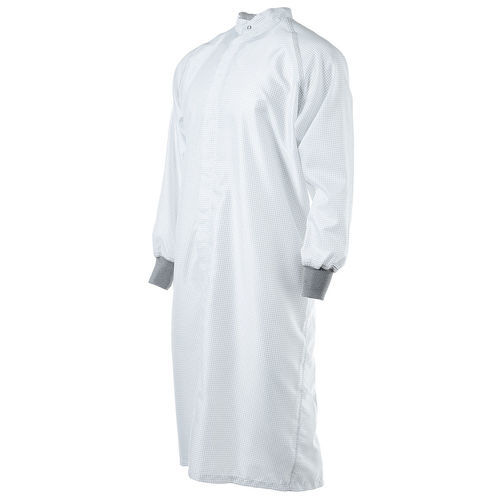 Unisex-Arztkittel - 02ESD1 - Dastex - antistatisch / weiß / blau