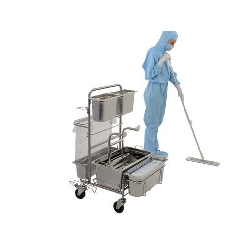 Reinigungswagen - Clino® CR4 MF-GMP - Dastex - medizinisch / Mehrzweck / mit Korb