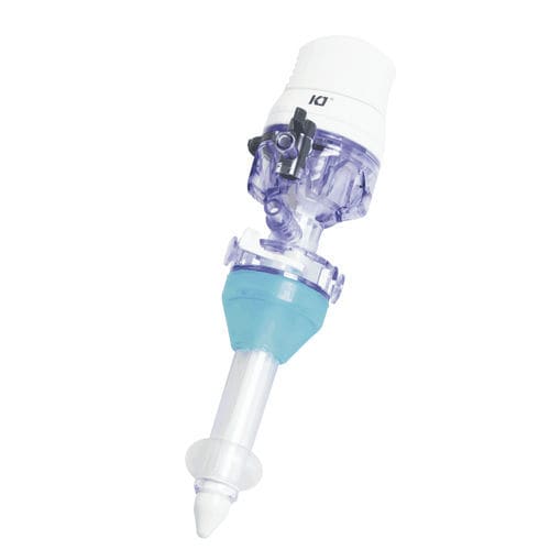Laparoskopischer Trokar - 101Y.G02D - Hangzhou Kangji Medical Instruments - mit abgerundeter Spitze / mit Einblaseport / mit Ballon