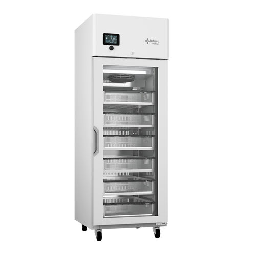 Kühlschrank für Blutbanken - BBMD 65G - Infrico - für Gesundheitseinrichtungen / vertikal / auf Rollen