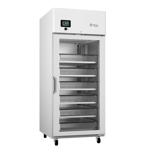 Kühlschrank für Blutbanken - BBMD 80G - Infrico - für Gesundheitseinrichtungen / vertikal / auf Rollen