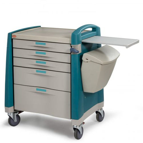 Notfallwagen - Dressing - BNT - für Kliniken / für Verbandmaterial / Abfall
