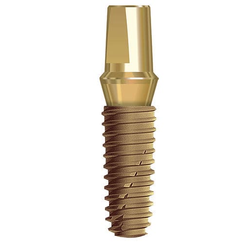 Konisches Zahnimplantat - NTF 3408 S - NTA IMPLANT - Titan / inneres Sechseck / gerade