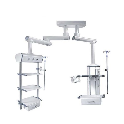 Deckenmontierter Doppelverteilerarm - TD-TS-100 - Shanghai Wanyu Medical Equipment - für Intensivpflege / Anästhesie / für Endoskopie