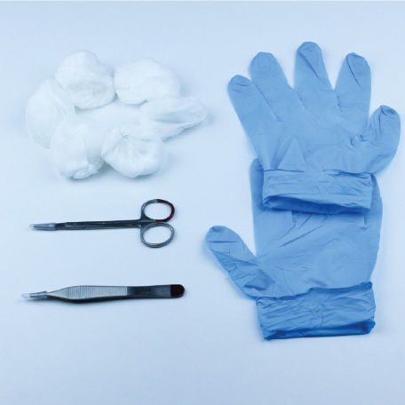 Instrumentenset für Kleinchirurgie - SUBMED - Nähen von Wunden / steril