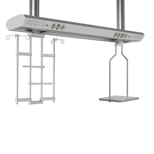 Deckenmontierter Verteilerbalken - Silbermann Technologies - für Intensivpflege / modular / mit Gondel