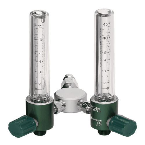 Schwebekörper-Durchflussmesser - 4595100 - Silbermann Technologies - doppelt / Sauerstoff / Luft