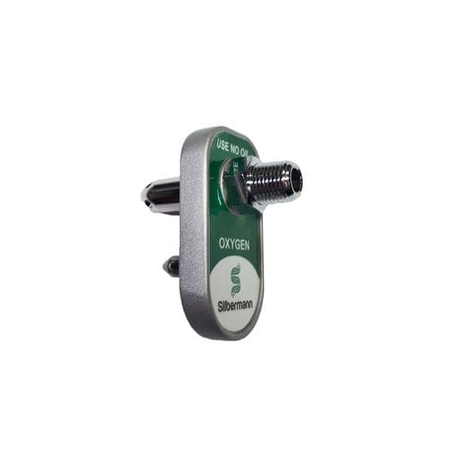 Adapter für medizinische Gase - 31 series - Silbermann Technologies - außen / DIN / DISS
