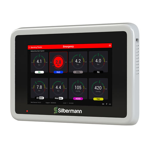 Alarmsystem für medizinische Gase - XANADU - Silbermann Technologies - mit automatischem Detektor