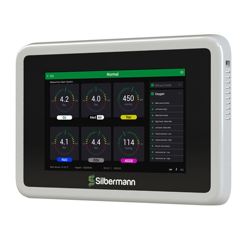 Alarmsystem für medizinische Gase - 71825 series - Silbermann Technologies - mit automatischem Detektor