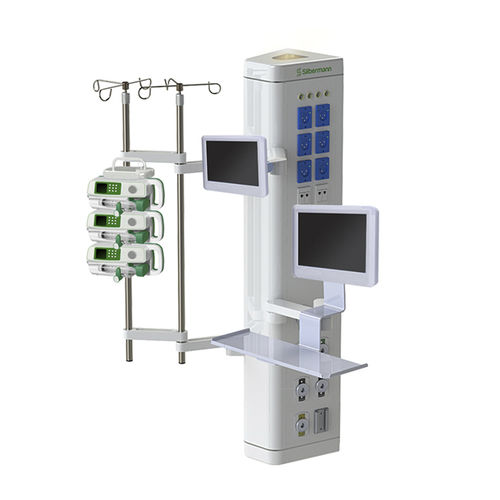 Wandmontierter Verteilersäule - VLS8200 - Silbermann Technologies - für Intensivpflege