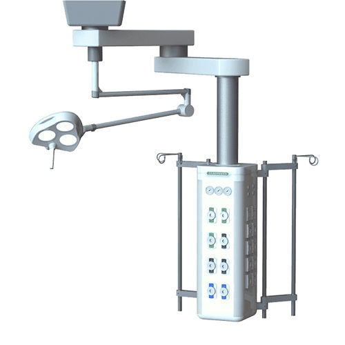 Deckenmontierter Verteilerarm - OSA - Silbermann Technologies - für Intensivpflege / mit Gelenk / höhenverstellbar