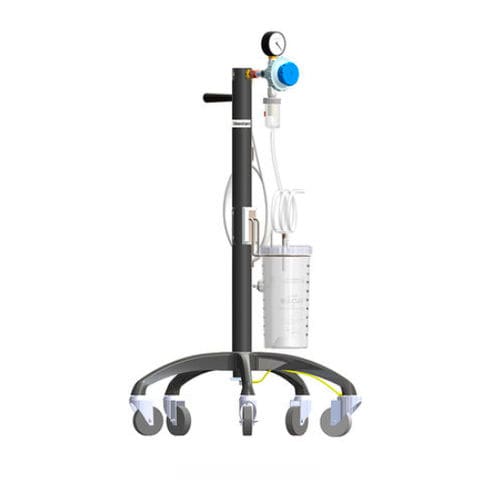 Pneumatische chirurgische Absaugpumpe - 401 series - Silbermann Technologies - auf Rollen