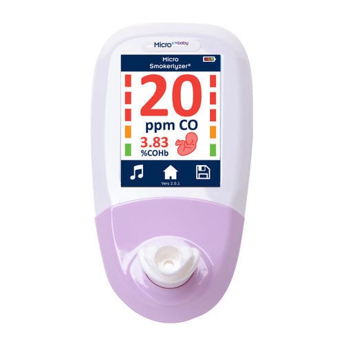 CO-Atemtestgerät - Micro+ ™ baby  - coVita - pour schwangere Raucherinnen / elektronisch / Handgerät