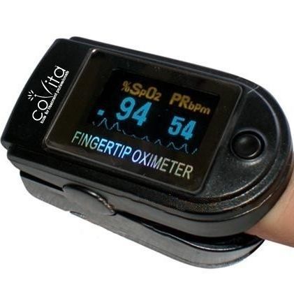 Fingerpulsoximeter - OXIM-O - coVita - medizinisch / OLED / schwarz