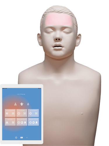 Trainingspuppe für Allgemeinpflege - Brayden Junior Pro  - Innosonian EU - für künstliche Beatmung / für CPR / für Kinder