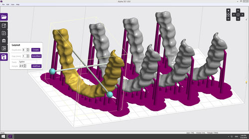 Software für Dentallabor - Alpha 3D - Ackuretta Technologies LLC - für Zahnprothese-Design / 3D-Simulation / Windows