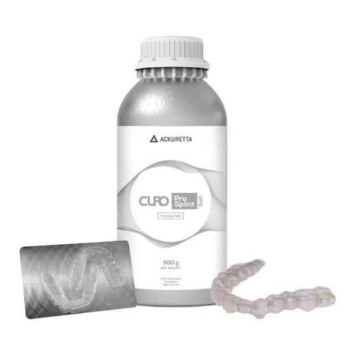 Zahnmedizinisches Material / Harz - CURO ProSplint - Ackuretta Technologies LLC - zur Dentalrestaurierung / für therapeutische Schienen / flüssig