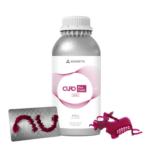 Zahnmedizinisches Material / Harz - CURO Cast - Ackuretta Technologies LLC - Verbundwerkstoff / Gieß / für Dentalkronen