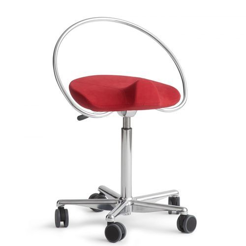 Dentalhocker - InCharge - Dynamostol - höhenverstellbar / auf Rollen / schwarz