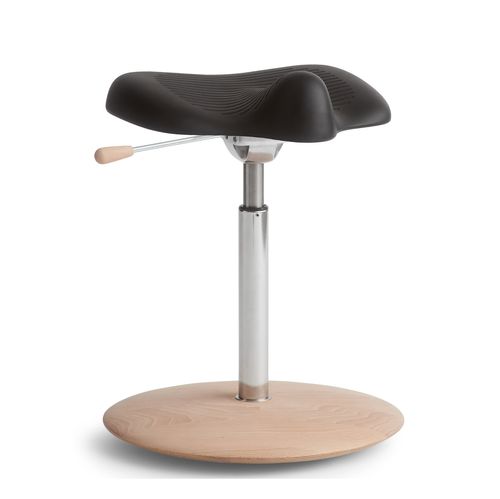 Dentalhocker - ReForm Disc - Dynamostol - höhenverstellbar / schwarz / blau