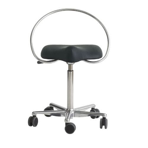 Dentalhocker - ReForm ring bar - Dynamostol - höhenverstellbar / auf Rollen / schwarz