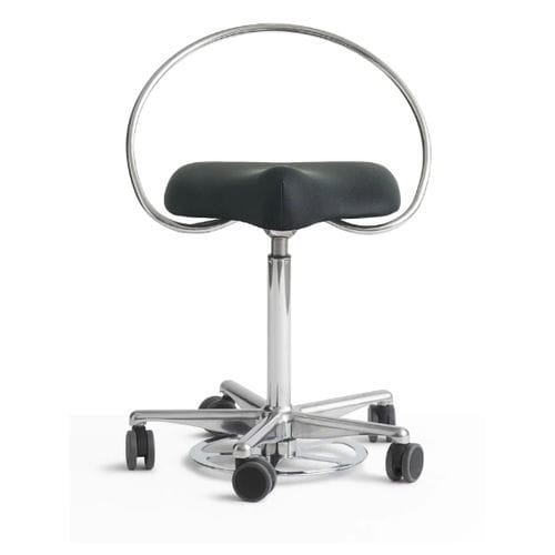 Hocker für Gesundheitseinrichtungen - ReForm foot-operated - Dynamostol - Dental / höhenverstellbar / auf Rollen