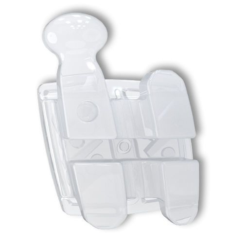 Orthodontie Bracket / Keramik - C-line™ - Biocetec Co., Ltd. - gebogen / polykristallin