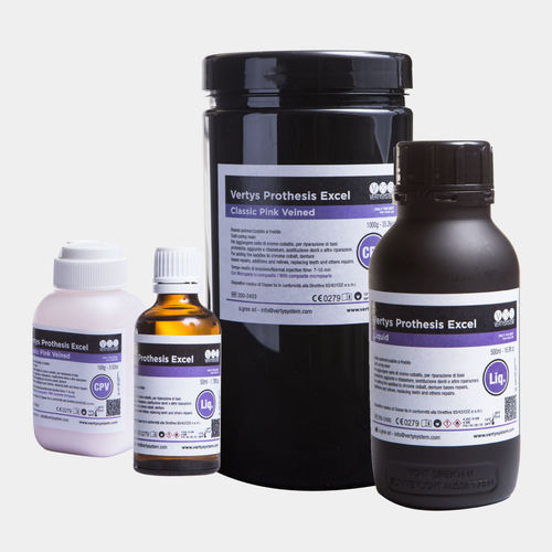 Zahnmedizinisches Material / Harz - Prothesis Excel - Vertysystem - A.Gree SRL - Verbundwerkstoff / zur Dentalrestaurierung