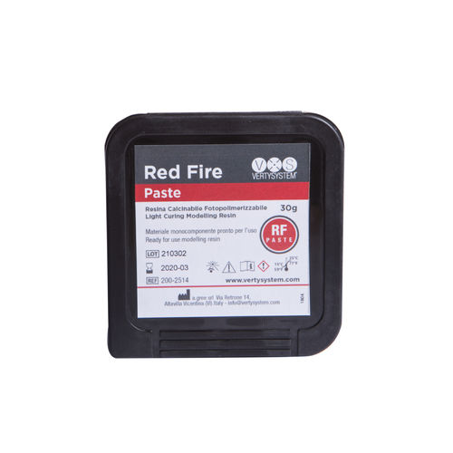 Zahnmedizinisches Material / Harz - Red Fire Paste - Vertysystem - A.Gree SRL - für Zahnbrücken