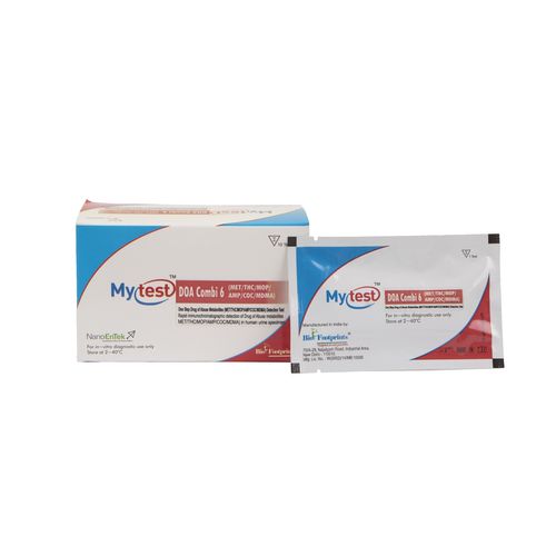 Testkit für Drogenscreening - Mytest - Biofootprints Healthcare Pvt Ltd - für Methamphetamin / für Morphium / Kokain