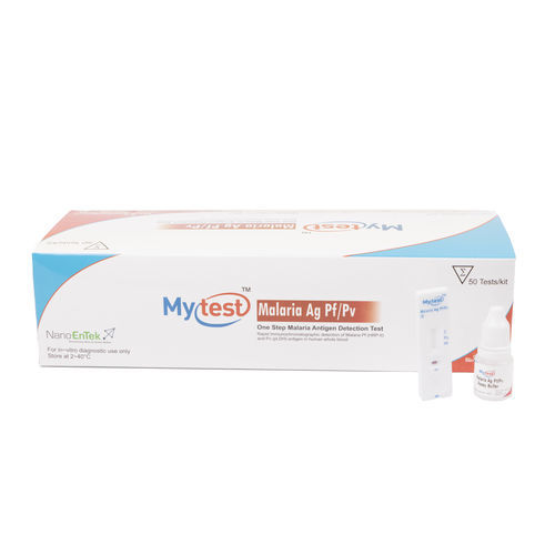 Malaria-Testkit - Mytest - Biofootprints Healthcare Pvt Ltd - Antigene / Plasmodium / Blut