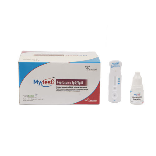 Leptospirose-Testkit - Mytest - Biofootprints Healthcare Pvt Ltd - für Infektionskrankheiten / IgG / IgM