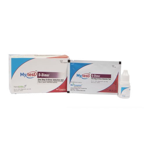 D-Dimer-Testkit - Mytest - Biofootprints Healthcare Pvt Ltd - für kardiovaskuläre Erkrankungen / Blut / Plasma