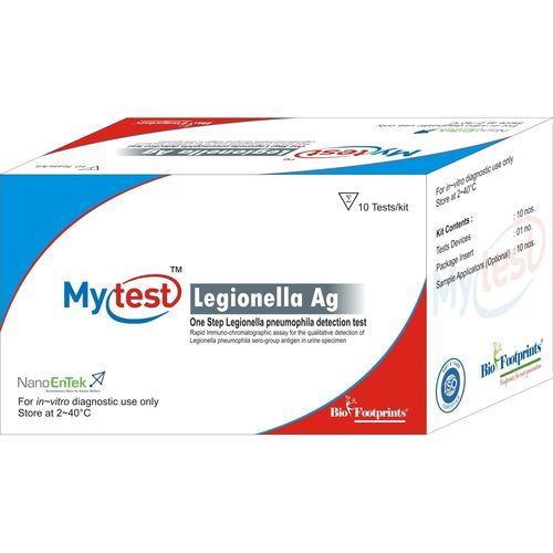 Testkit / Legionella pneumophila - Mytest - Biofootprints Healthcare Pvt Ltd - Atemwegserkrankungen / Urin / immunochromatographisch