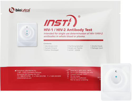 AIDS-Schnelltest - INSTI®  - bioLytical - IgG / IgM / HIV