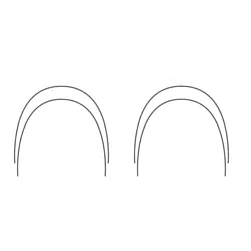 Runder kieferorthopädischer Draht - ASS series - GNI Co.,Ltd - rechteckig / Edelstahl