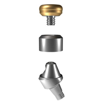 Implantat-Abutment / Titan - Zest Dental Solutions - mit Außenverbindung / gewinkelt / Multi-Unit