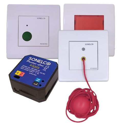 Schwesternrufsystem für WC - PH6081 - Sonelco - für Badezimmer / für medizinische Zwecke / mit automatischem Detektor
