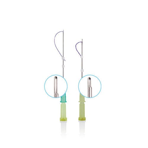 Resorbierbarer Liftingfaden - Visu III - W&O medical esthetics - gezackt / glatt