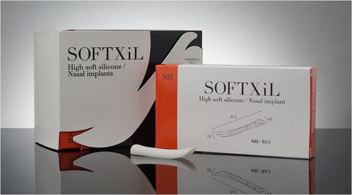 Implantat, ästhetisch / Nasenrücken - SoftXiL - Grand Aespio - anatomisch / Silikon
