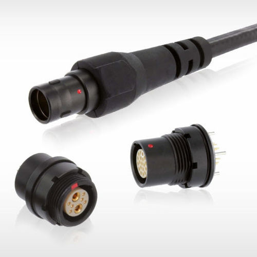 Koaxialer Steckverbinder - JDX series - SOURIAU - für medizinische Geräte / wasserdicht / kompakt